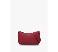 EMPORIO ARMANI Lilly II Carminio Taupe Pebbled Baguette Bag Size: One