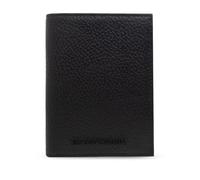 Emporio Armani logo-embossed wallet - Black OS