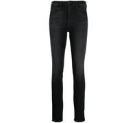 Emporio Armani logo-embroidered skinny jeans - Black 29-30-31-32-33