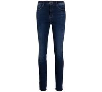 Emporio Armani logo-embroidered skinny jeans - Blue 27-30-31
