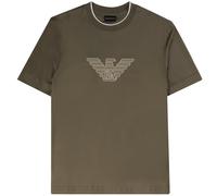 Emporio Armani Logo-Flocked Jersey T-Shirt - Morel - 3D1TD4-1JUVZ 04B