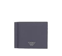 Emporio Armani logo-plaque bifold wallet - Grey OS