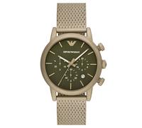 Emporio Armani Luigi AR11428 - Man - 41 mm - Analogue - Quartz - Mineral Glass Green 22 mm
