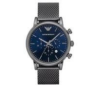 Emporio Armani Luigi AR1979 Men's Watch - 46mm Blue Dial Stainless Steel
