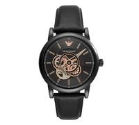 Emporio Armani Luigi AR60012 Men's Watch - 43mm Black Dial Leather Strap