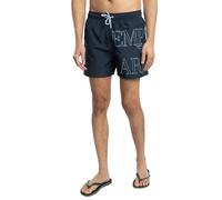 Emporio Armani Man Bold Logo Mid Boxer Blue XL