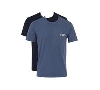 EMPORIO ARMANI Man Bold Monogram 2-Pack Crew Neck T-Shirt Blue XL