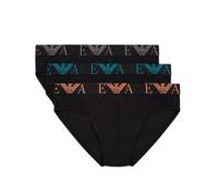 EMPORIO ARMANI Man Bold Monogram 3-Pack Brief Black XXL
