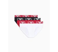 EMPORIO ARMANI Man Bold Monogram 3-Pack Brief White XXL