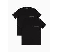 Emporio Armani Man Core Logoband 2-Pack V Neck T-Shirt Black S