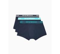 Emporio Armani Man Core Logoband 3-Pack Trunk Blue L