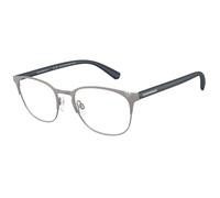 Emporio Armani Man EA1059 3096 Optical frames Metal Grey Transparent Round Normal