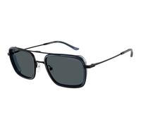 Emporio Armani Man EA2162 300180 Sunglasses Metal Black Blue Squared Normal