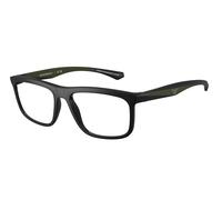 Emporio Armani Man EA3246 5001 Optical frames Injected Black Transparent Squared Normal
