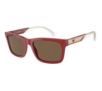Emporio Armani Man EA4224 609373 Sunglasses Acetate Red Brown Squared Normal