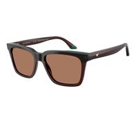 Emporio Armani Man EA4260 631573 Sunglasses Acetate Brown Brown Squared Normal