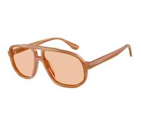 Emporio Armani Man Sunglass EA4263U - Frame color: Striped Light Brown, Lens color: Light Brown