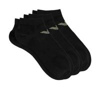 Emporio Armani Man Eagle Logo 3-Pack Inside Socks Black S/M