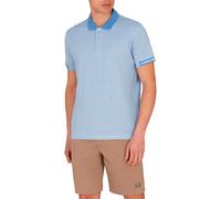 EMPORIO ARMANI Man Embroidery Logo Polo Beachwear Blue M