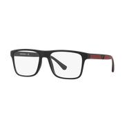 Emporio Armani Man Emporio Armani EA4115 50421W Sunglasses Injected Black Transparent Squared Normal