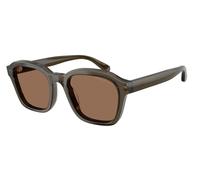 Emporio Armani Man EA4245U 624973 Sunglasses Acetate Grey Brown Geometric Normal