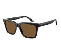 Emporio Armani Man Sunglass EA4260 - Frame color: Black/Beige, Lens color: Brown