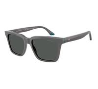 Emporio Armani Man Sunglass EA4260 - Frame color: Opaline Grey/Blue, Lens color: Dark Grey
