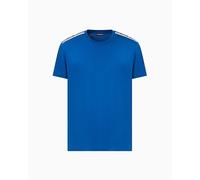 Emporio Armani Man Logo Tape Round-Neck T-Shirt Blue L