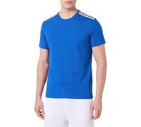 EMPORIO ARMANI Man Logo Tape Round-Neck T-Shirt Blue M