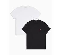 EMPORIO ARMANI Man Pure Cotton 2-Pack Crew Neck T-Shirt Black S