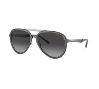 Emporio Armani Man Sunglass EA2145 - Frame color: Shiny Transparent Smoke, Lens color: Gradient Grey
