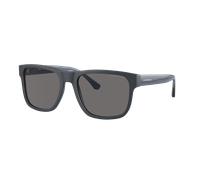 Emporio Armani Man Sunglass EA4163 - Frame color: Matte Blue, Lens color: Dark Grey Polar