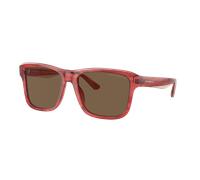 Emporio Armani Man Sunglass EA4208 - Frame color: Shiny Bordeaux/Top Smoke, Lens color: Dark Brown