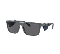 Emporio Armani Man EA4219 610387 Sunglasses Injected Grey Grey Squared Polarized