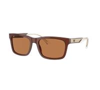 Emporio Armani Man Sunglass EA4224 - Frame color: Shiny Opaline Brown, Lens color: Brown
