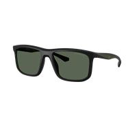 Emporio Armani Man Sunglass EA4234U - Frame color: Matte Black, Lens color: Dark Green