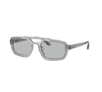 Emporio Armani Man Sunglass EA4240U - Frame color: Shiny Transparent Grey, Lens color: Light Grey