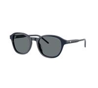 Emporio Armani Man Sunglass EA4247U - Frame color: Shiny Blue, Lens color: Dark Blue