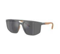 Emporio Armani Man Sunglass EA4248U - Frame color: Matte Grey, Lens color: Grey Mirror Silver