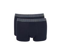 Emporio Armani Man's Allover Logo Elastic 2-Pack Trunk Blue L