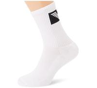 Emporio Armani MAN'S BASIC SPONGE 3-PACK SOCKS SHORT WHITE TU