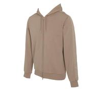 Emporio Armani MAN'S BASIC TERRY HOODIED FULL ZIP SWEATSHIRT BROWN M
