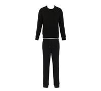 Emporio Armani MAN'S BASIC TERRY LOUNGEWEAR TRACKSUIT BLACK M