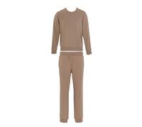 Emporio Armani MAN'S BASIC TERRY LOUNGEWEAR TRACKSUIT BROWN XL