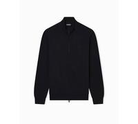 Emporio Armani MAN'S BASIC TERRY OPEN SWEATSHIRT BLACK S