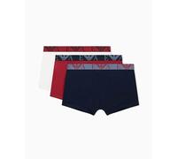 Emporio Armani Bold Monogram Trunk Boxers 3 Units Red S Men