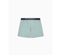 Emporio Armani Man's Classic Pattern Mix Boxer Green L