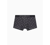 Emporio Armani Man's Classic Pattern Mix Trunk Black L
