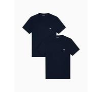 Emporio Armani Em000391_af14132 Short Sleeve Base Layer 2 Units Blue XL Men