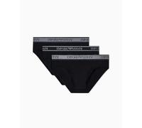 Emporio Armani Man's CORE Logoband 3-Pack Brief Black S
